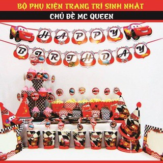 Bộ phụ kiện sinh nhật chủ đề MC Queen