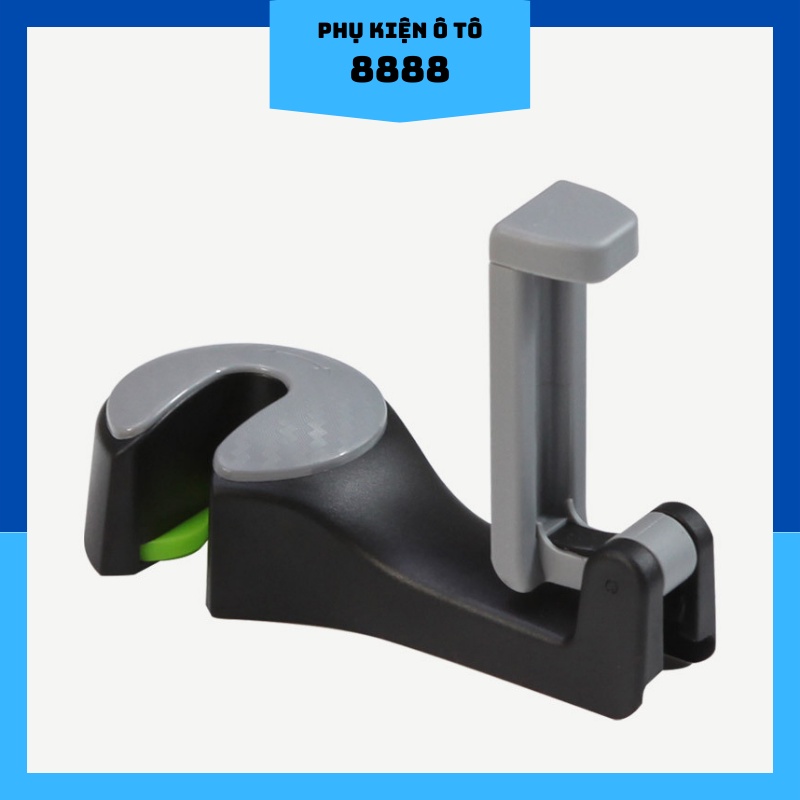 Móc Treo Đồ Kiêm Giá Đỡ Điện Thoại 2 Trong 1 Thông Minh 8888 - Móc Treo Đồ Nội Thất Ô Tô