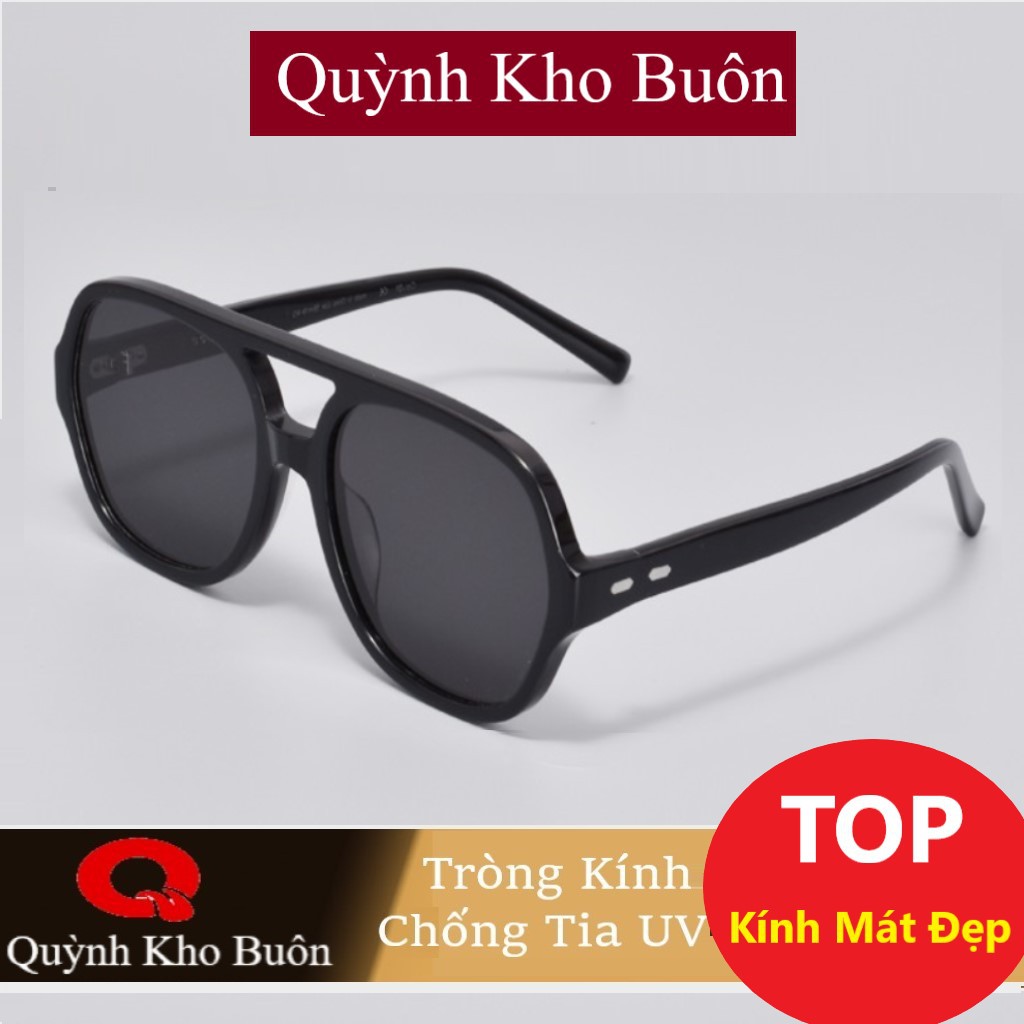 MẮT KÍNH MÁT NAM NỮ NAM CAO CẤP - KÍNH RÂM HÀN QUỐC KIỂU OVERSIDE HOT TREND