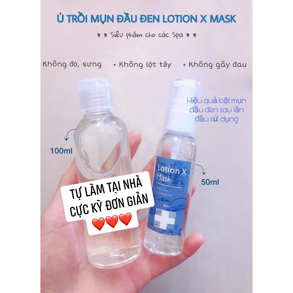 Ủ mụn cám mụn đầu đen Lotion X mask