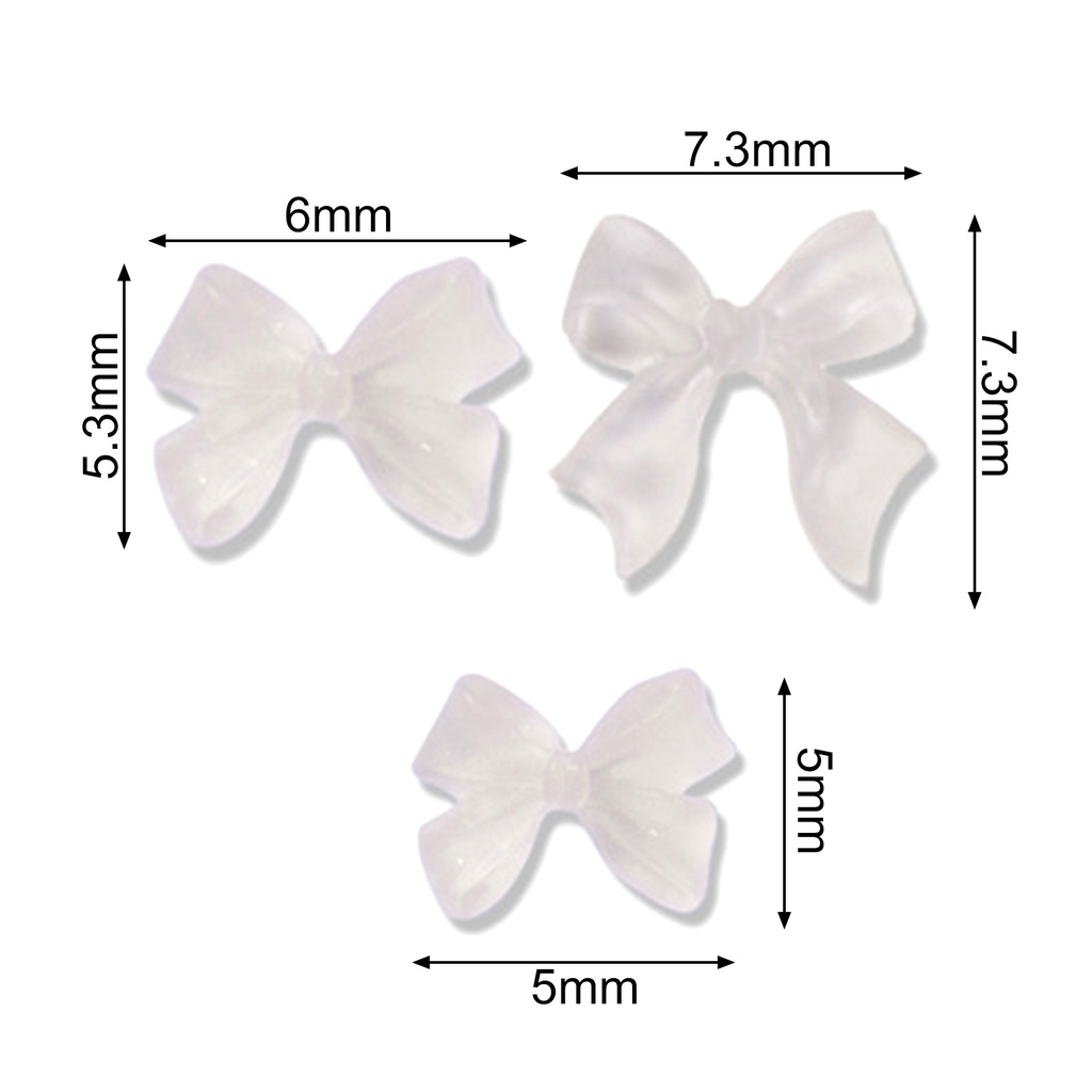 1 Hộp Phụ Kiện Trang Trí Móng Tay 3D Bằng Nhựa Resin Màu Sắc Sống Động Dễ Phối Đồ Dành Cho Nữ