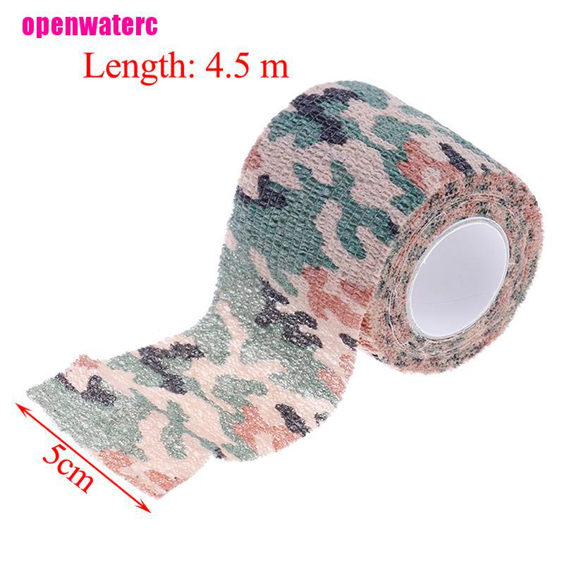 1 Cuộn Băng Dính Ngụy Trang Ngụy Trang Săn Bắn Chống Nước 5Cm X 4.5M