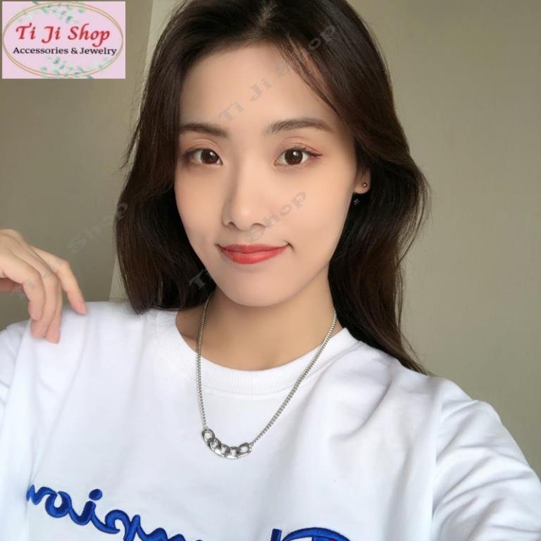 vòng cổ Kim Loại Thiết Kế Đơn Giản Phong Cách Unisex