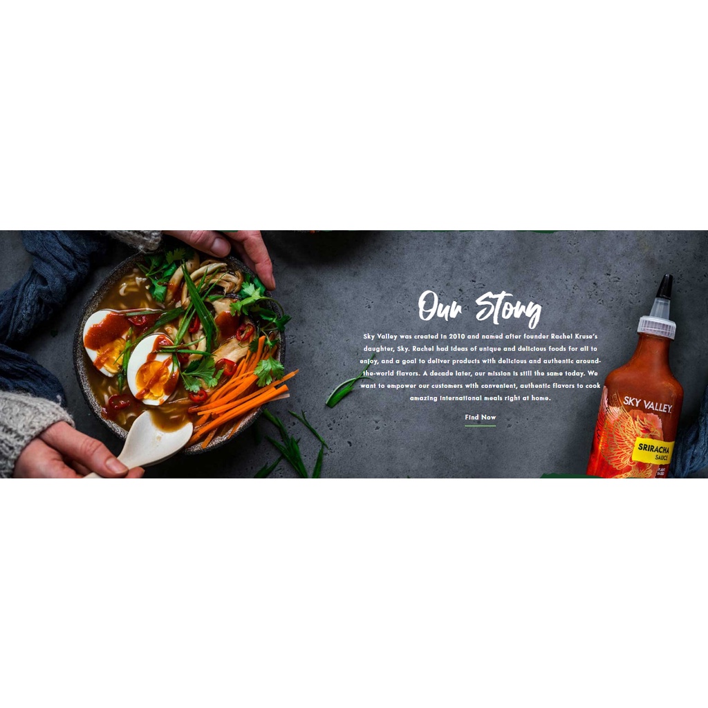 TƯƠNG ỚT GLUTEN-FREE Sky Valley Sriracha Sauce, Vegan, Plant Based, 524g (18.5oz)