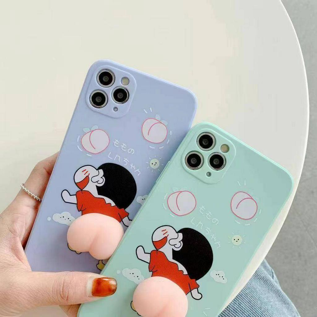 Ốp điện thoại silicon hoạt hình 3d đáng yêu thích hợp cho iphone 11 12 pro max 7 8 plus se2020 x xr xs mini