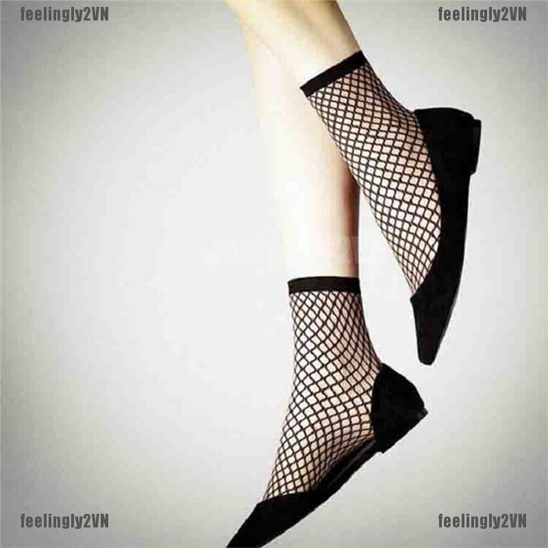 ❤Mặt Trời❤ Vớ Lưới Cổ Thấp Thời Trang Quyến Rũ Cho Nữ