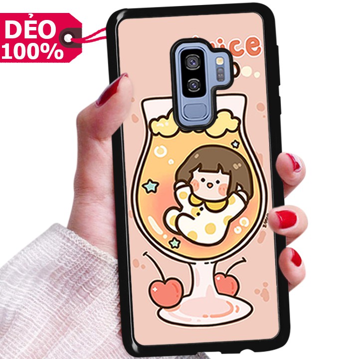 ỐP LƯNG SAMSUNG S9 PLUS HÌNH NỀN CUTE / PRETTY GIRL NHIỀU MÀU