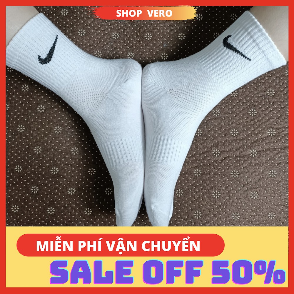 Tất Vớ Cổ Cao Thể Thao Nam Nữ Unisex 1618cm