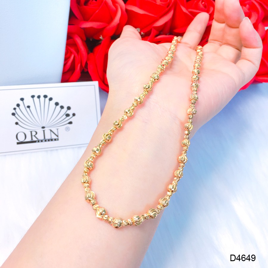 Dây chuyền bi, dây chuyền nữ bền màu thiết kế cao cấp Orin D4649