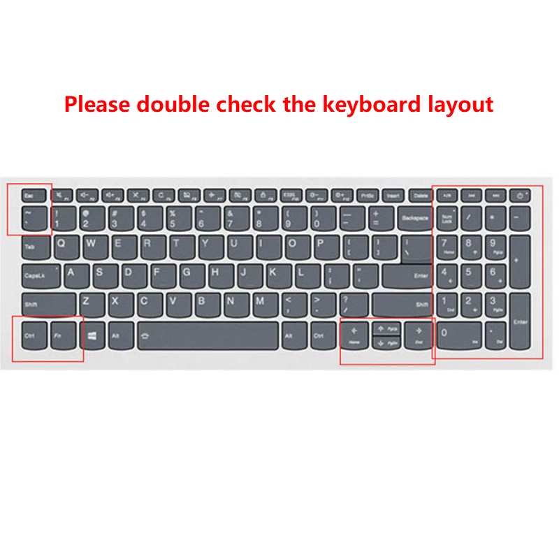 Miếng dán silicon siêu mỏng bảo vệ bàn phím cho laptop Lenovo L340 340C 15.6 inch
