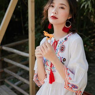 Khuyên tai nữ boho phong cách boho cổ điển (nhiều màu)