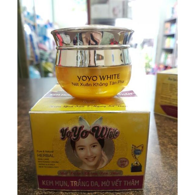 KEM MỤN TRẮNG DA MỜ VẾT THÂM YOYO WHITE