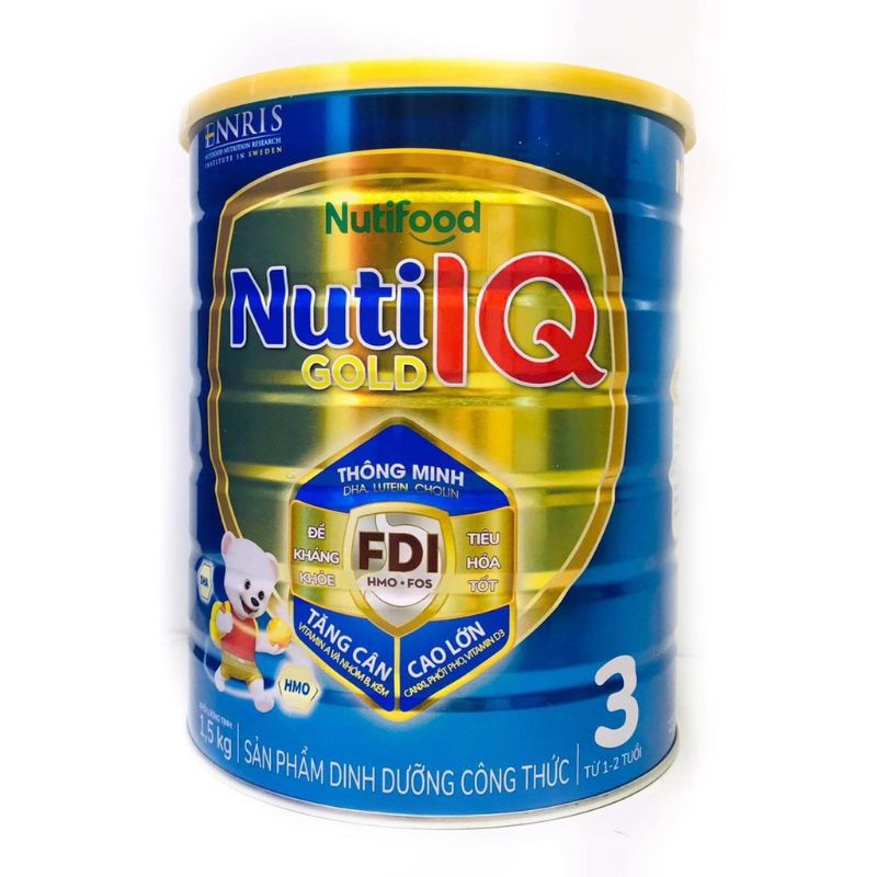 Sữa Nuti IQ Gold 3/1,5kg HSD 2025
