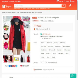 COMBO 2 áo Jacket wet chống nước.