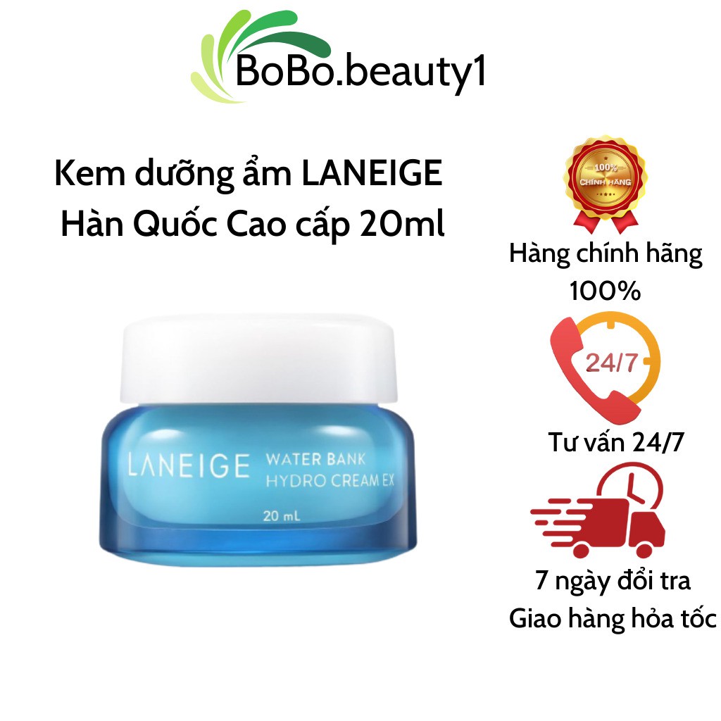 Kem dưỡng ẩm LANEIGE Hàn Quốc cấp ẩm phục hồi da làm chậm quá trình lão hóa tái tạo da 20ml