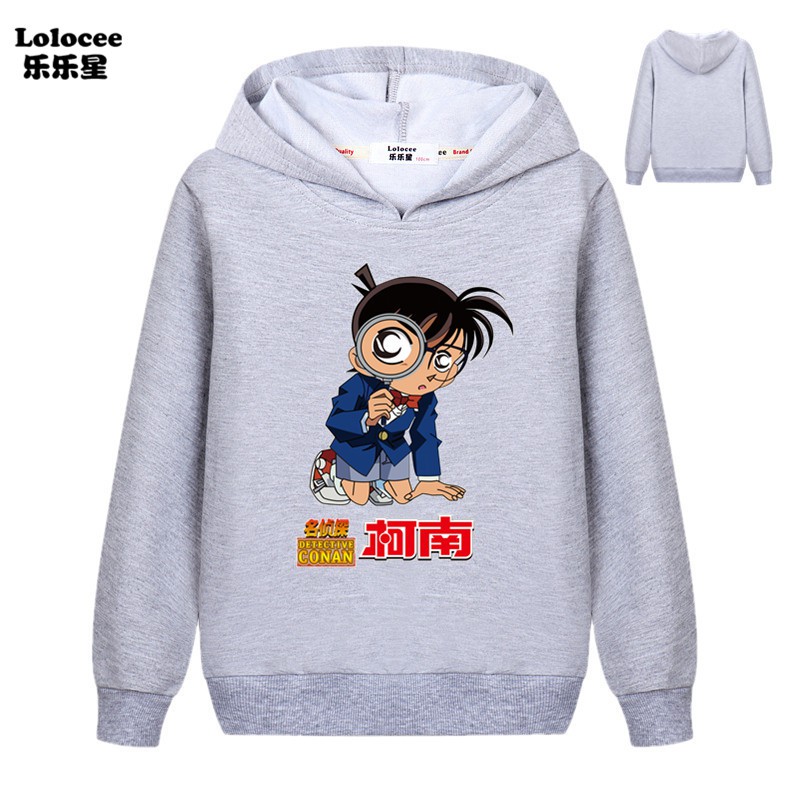 Áo Hoodies Hình Thám Tử Lừng Danh Conan Cho Bé Trai