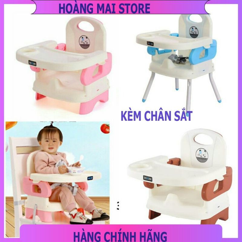 GHẾ ĂN DẶM GẤP GỌN KÈM CHÂN SẮt