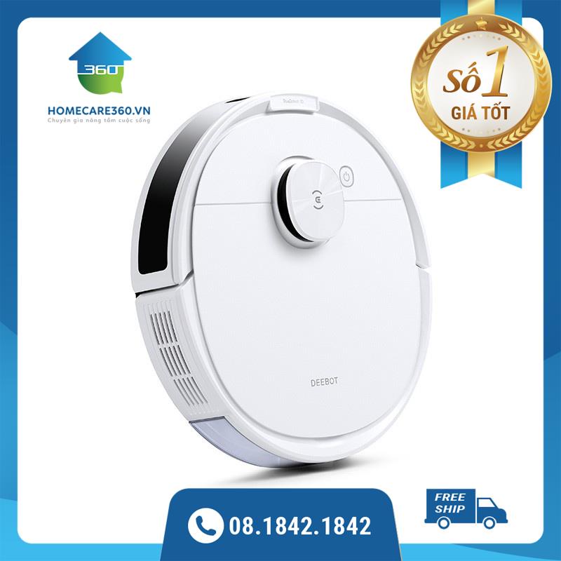 Robot Hút Bụi Lau Nhà Ecovacs Deebot OZMO N8 Pro Bản Quốc Tế Chính Hãng - Bảo Hành 24 tháng