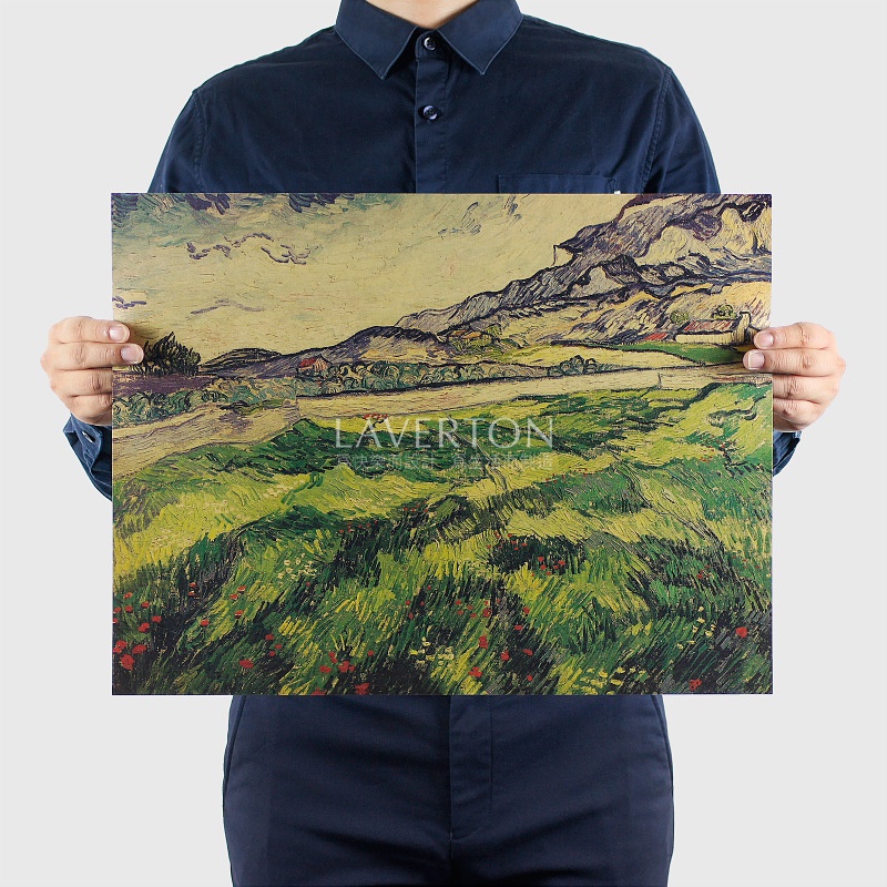 Tranh Sơn Dầu Phong Cách Retro 36x47cm