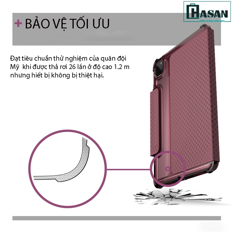 Bao Da IPad Pro 12.9 inch M1 2021 chính hãng UAG dòng Lucent
