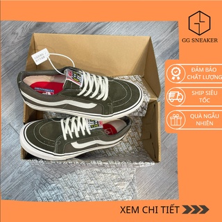 |gg sneaker| giày sneaker jjjjoun x vans sk8 low brown