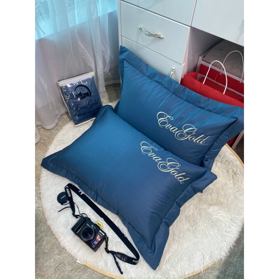 Vỏ Gối Lụa Trần Bông Combo 2 Chiếc Kích Thước 45x65cm