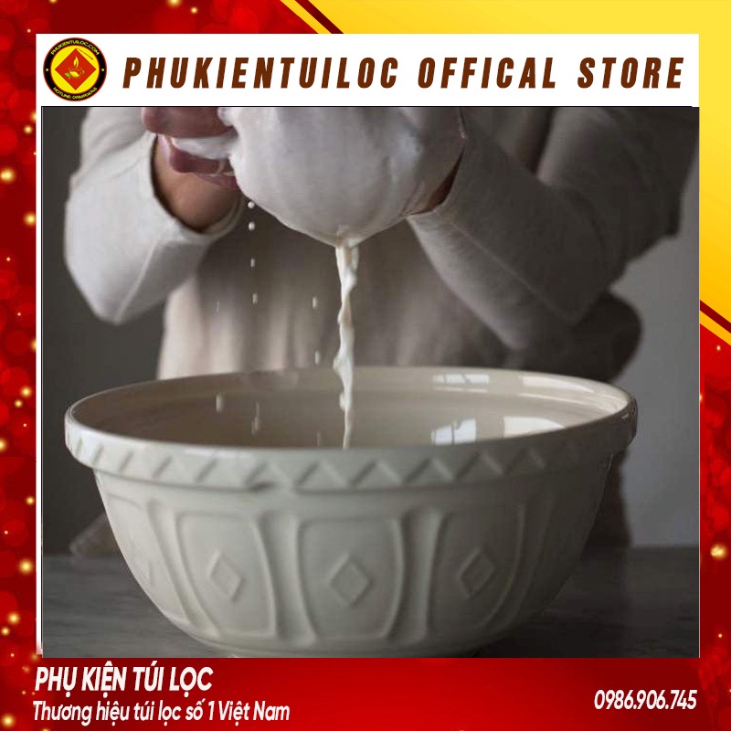 Túi lọc đa năng lọc sữa hạt, lọc thực phẩm siêu mịn nhiều kích thước - Phukientuiloc.com