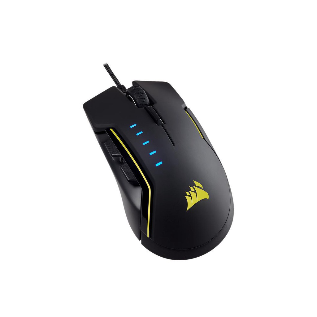 Chuột Chơi Game Có Dây - Corsair Glaive PRO RGB Đen - Hàng Chính Hãng