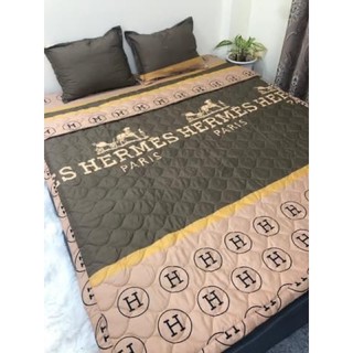 Bộ gra giường 3 món ( 1 gra + 2 vỏ gối nằm)