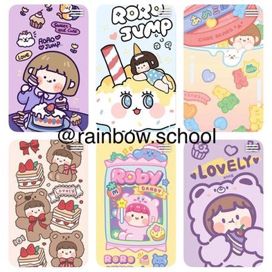 Miếng decal in theo yêu cầu dán máy tính bỏ túi cầm tay casio vinacal thỏ carot