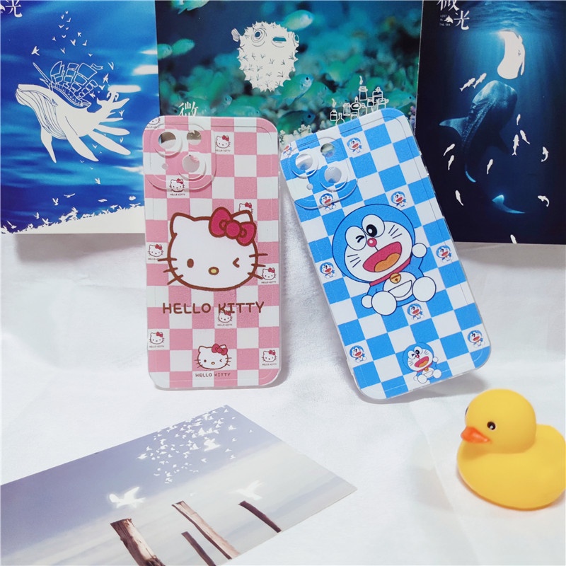 Ốp Điện Thoại Mềm In Hình Doraemon / Hello Kitty Cho Vivo Y33S Y21 Y21S Y21T Y15A Y15S Y20 Y20i Y20S Y12 Y15 Y17 Y12S Y12A