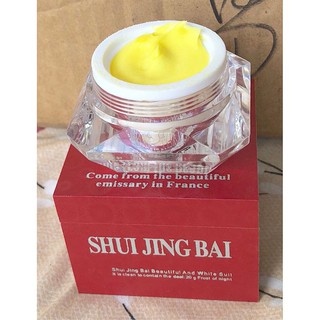 Kem làm trắng da ban đêm Shui Jing Bai Thủy Tinh Bạch 2in1 20g