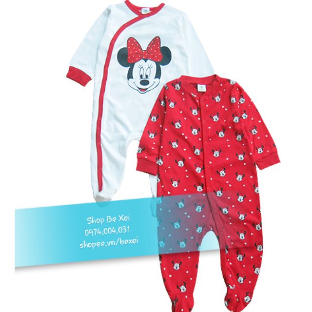 Set 2 body dài tay cho bé Disney - chỉ có size 18 tháng