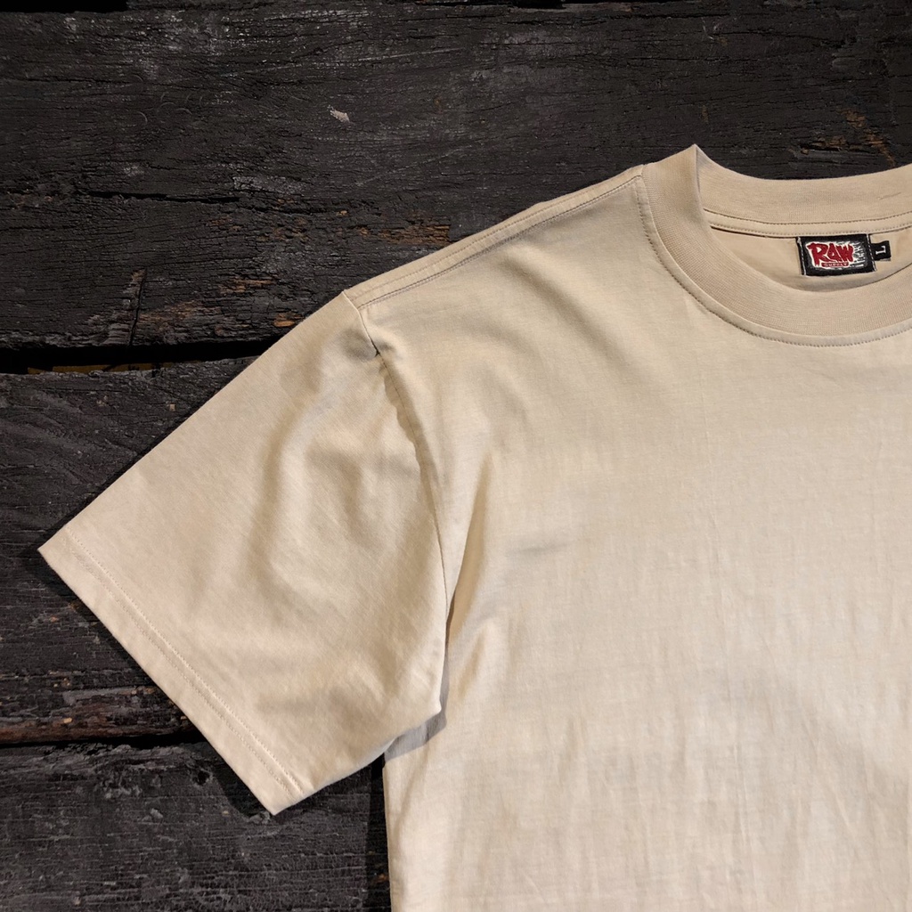Áo thun Raw trơn basic vải thun cotton thoáng mát 4 chiều ArrowShop