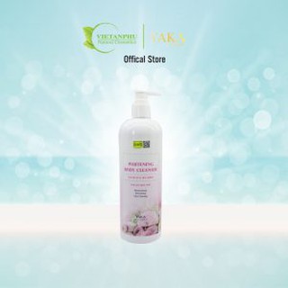 Sữa tắm nước hoa làm trắng tức thì, cải thiện sắc tố da YAKA Hàn Quốc WHITENING BODY CLEANSER 500ml