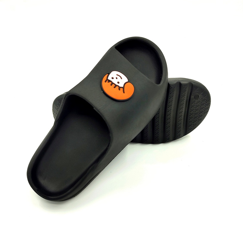 Dép nữ bánh mì dễ thương Maia - quai có hình gái trai siêu cute - đế đúc đi nhẹ êm chống thấm nước MA5972 (nhiều màu)