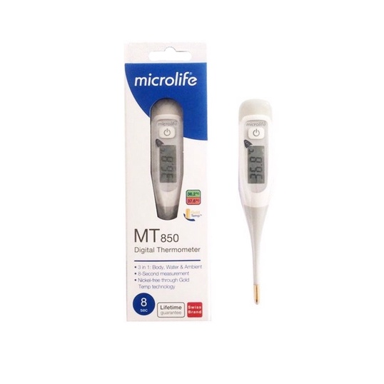 Nhiệt kế điện tử dạng bút MICROLIFE MT850 đầu dẻo đo môi trường, thân nhiệt, vật thể