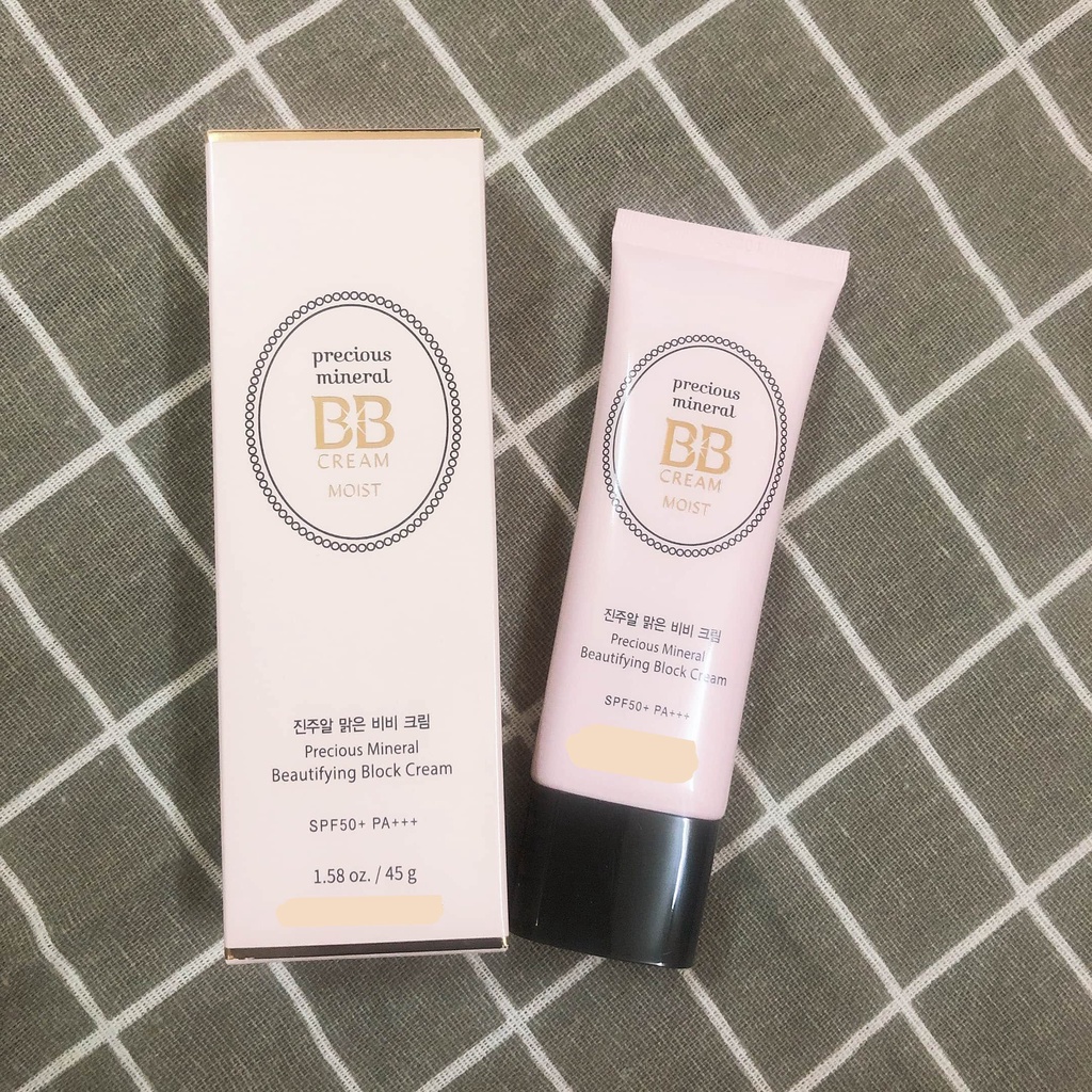 [Rẻ vô địch] Kem nền BBCream của Etud.e Hous.e Precious Mineral Beautifying Block Cream SPF50+ PA+++