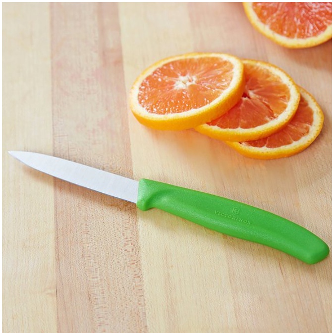 Dao gọt hoa quả Victorinox Thuỵ Sĩ lưỡi thẳng &amp; răng cưa cắt bánh mì phết bơ - Shop Viloet
