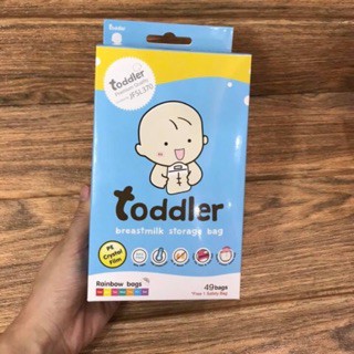 Túi trữ sữa Toddler túi đựng sữa mẹ 7 sắc cầu vồng Thái lan chính hãng bảo quản sữa mẹ dung tích 250ml