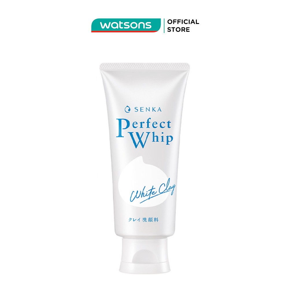 [Mã FMCGWS11 giảm 10% đơn 400k] Sữa Rửa Mặt Tạo Bọt Senka Perfect Whip White Clay 120g