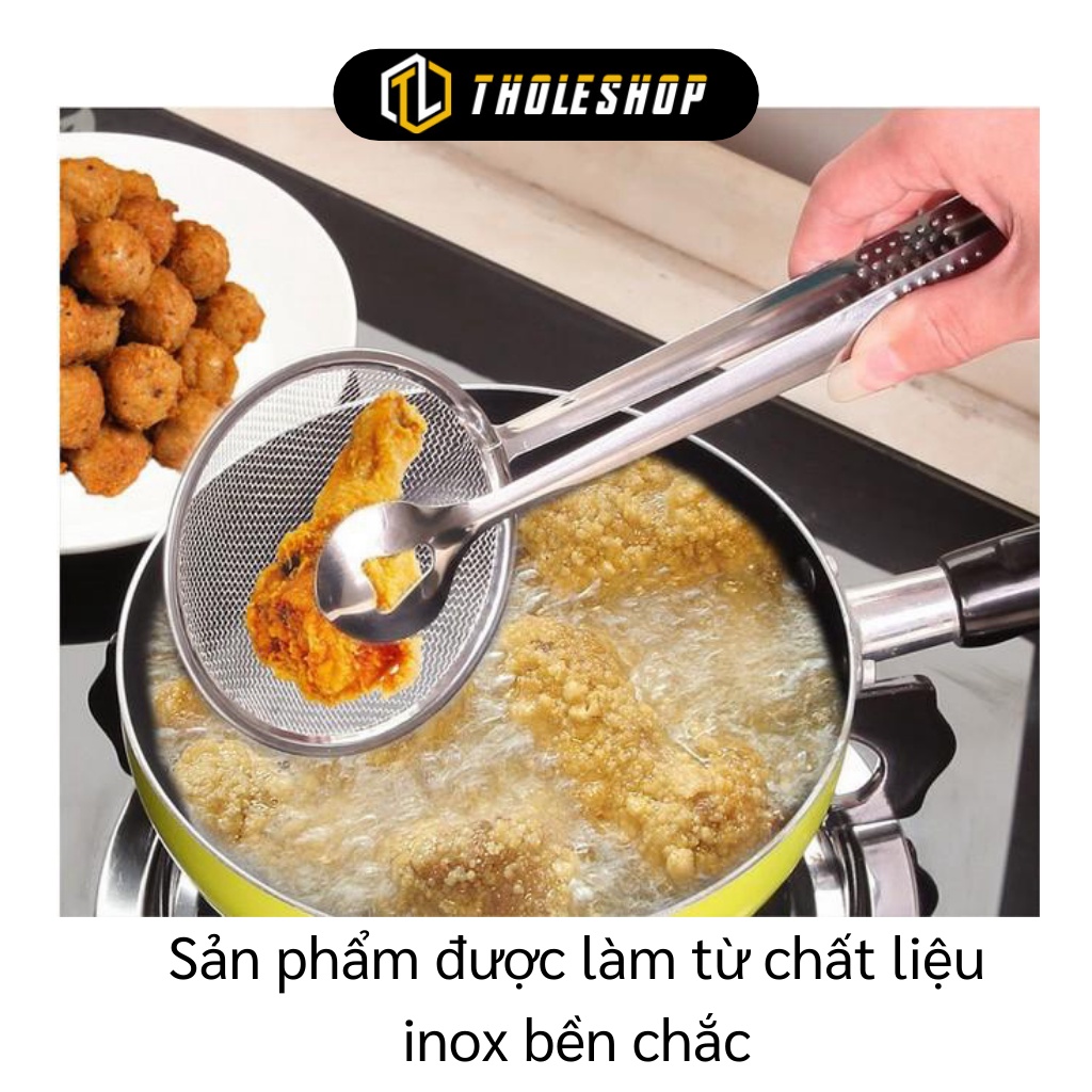 Dụng Cụ Gắp Đồ Chiên - Vợt Lưới Bằng Thép Không Gỉ Giúp Ráo Dầu Tiện Lợi 5744