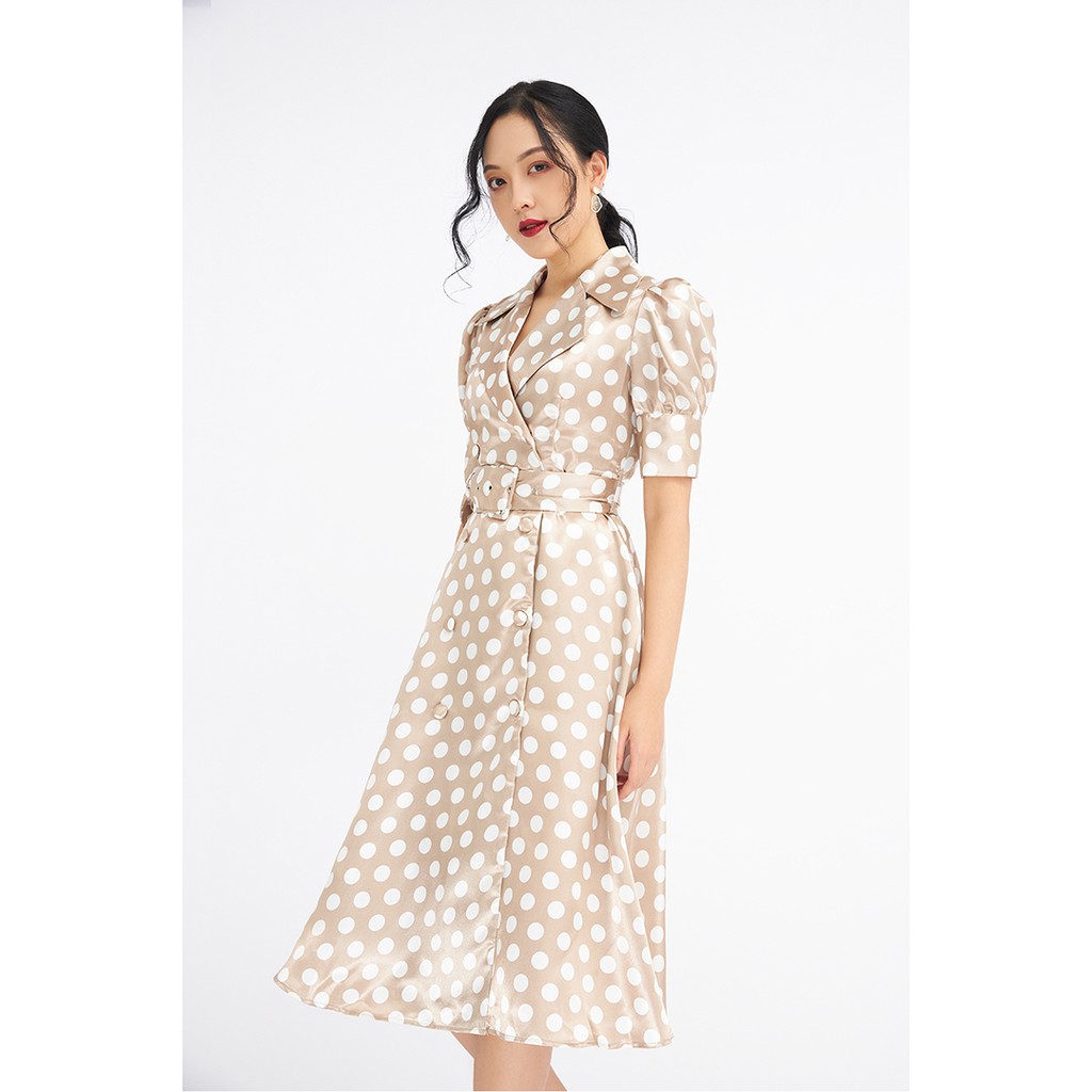 Đầm ngắn tay cổ bẻ ve dáng dài DDC0019 - 20Again | BigBuy360 - bigbuy360.vn