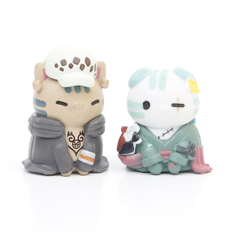 Set 8 Mô Hình Nhân Vật Phim Hoạt Hình One Piece Bằng Pvc