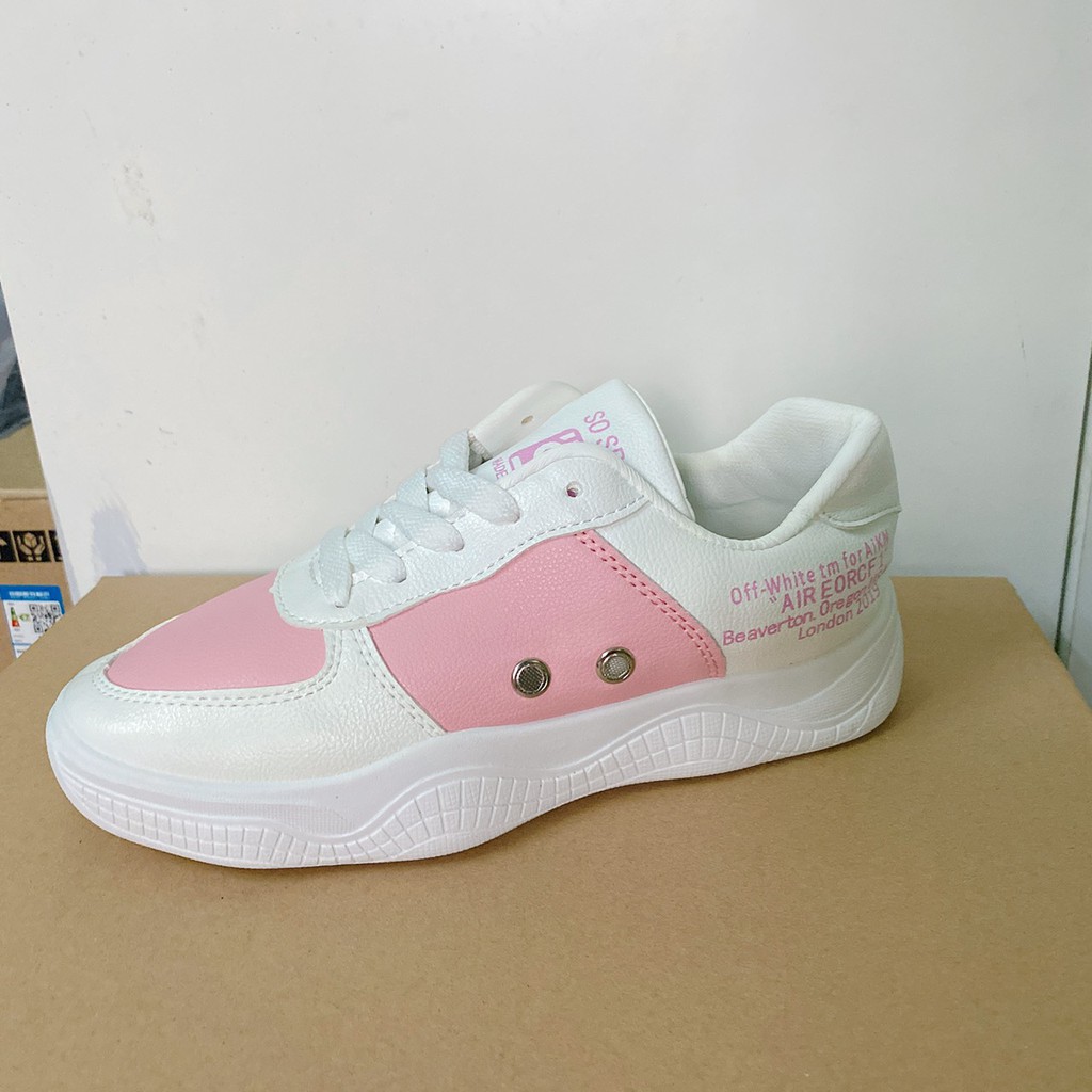 Xả kho - Giày sneaker nữ Da tổng hợp dày hàng chuẩn đẹp - Mẫu 51