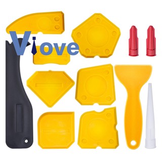 Set 12 dụng cụ silicon hỗ trợ trét keo viền góc cạnh