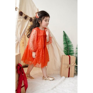 Váy lưới cam