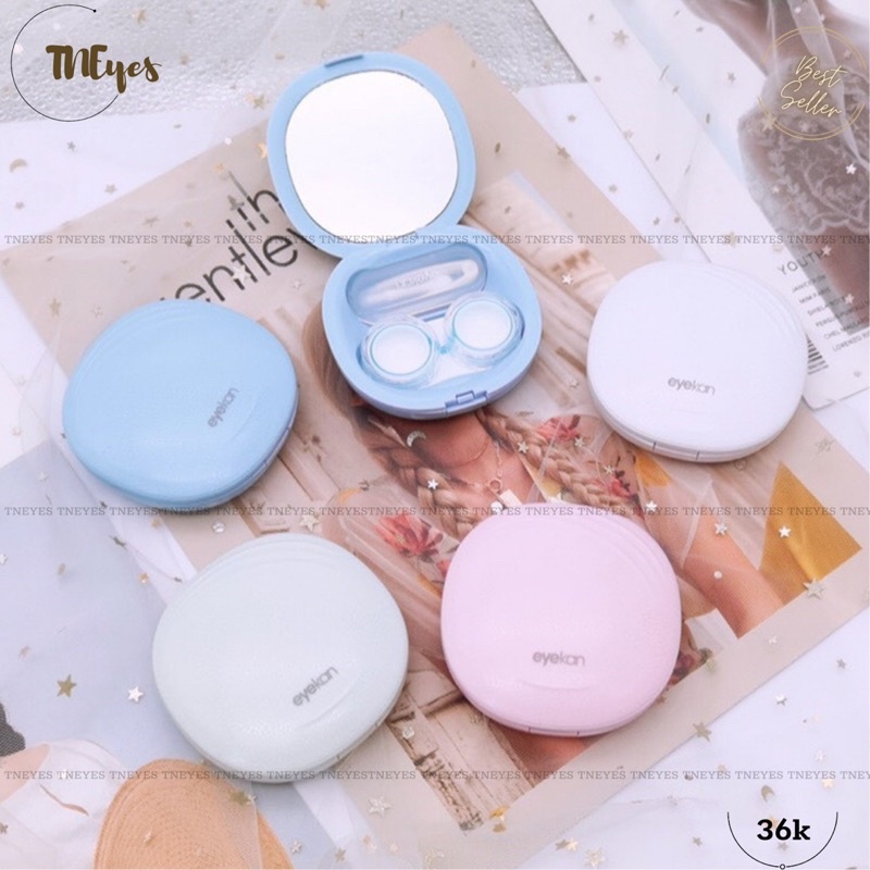 Khay Gương Lớn Đựng Lens Kính Áp Tròng Có Gương Full Dụng Cụ Đeo