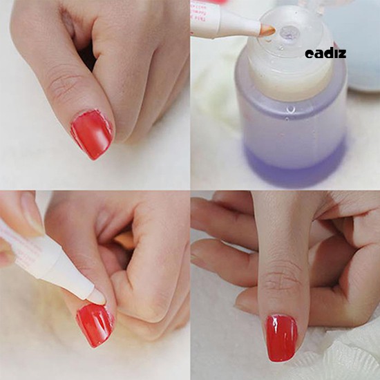 [Hàng mới về] Bút Tẩy Sơn Móng Tay Chuyên Dụng Kèm 3 Đầu Thay Thế