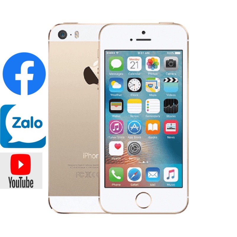 [𝐇𝐚̀𝐧𝐠 𝐂𝐡𝐢́𝐧𝐡 𝐇𝐚̃𝐧𝐠] Điện Thoại Iphone 5s 16GB Quốc tế.Nghe gọi,chơi game.Lỗi 1 đổi 1